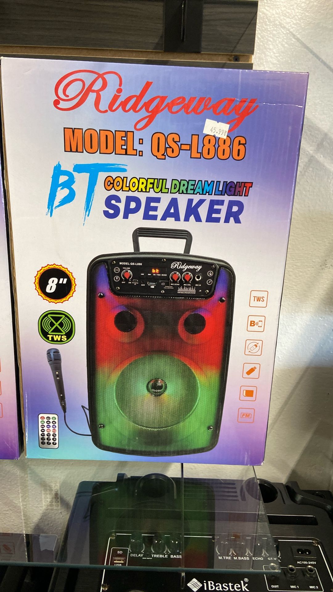 8 Inch Speaker Rechargeable
