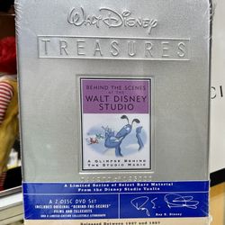 Walt Disney Treasures: Behind the Scenes 2-DVD Set And Lithograph / SEALED