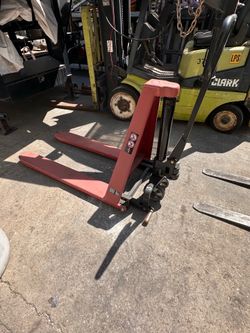 Scissor Lift Truck Pallet Uline  H-5441