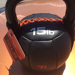 New Bionic Body 15 lb Soft Kettlebell $1 a pound Kettle weight Weight, workout, gym equipment, barbell, fitness