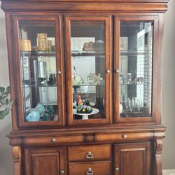 China Cabinet, Two End Tables