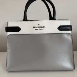 Kate Spade Nimbus Grey Staci Medium Satchel