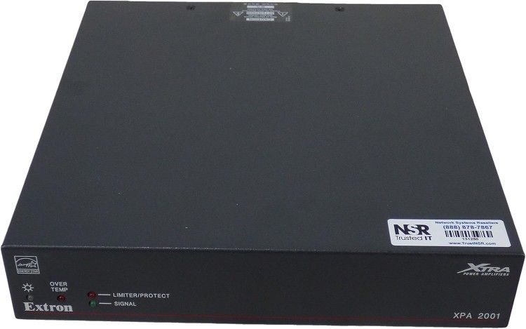 Extron XPA 2001 Amplifier
Mono 70/100 V Amplifier - 200 Watts