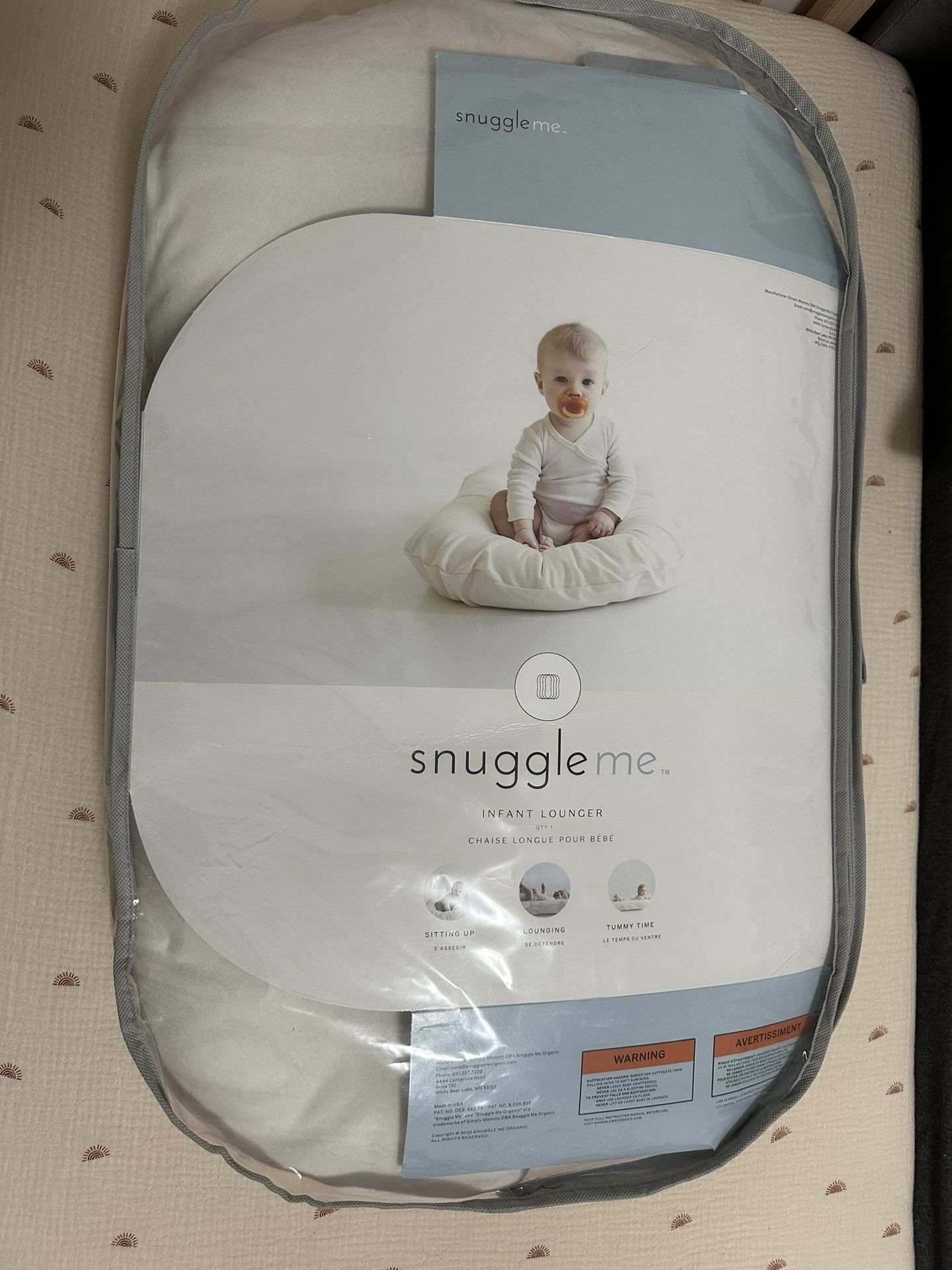 Snuggle Me Organic Lounger And Cover 