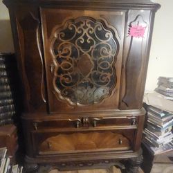 Antique Buffet, Hutch, Table And Chairs