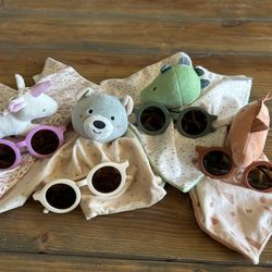 Baby Comfort Blankets - New With Sunglasses 