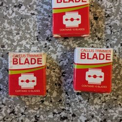 New Callus Blades 18 Pack Each