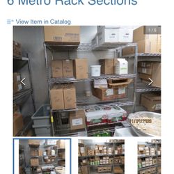 10 Metro Shelves.. Missing 2poles $100.00