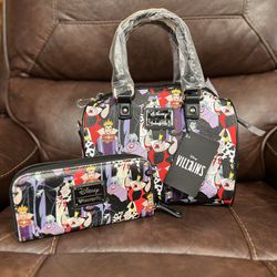 Loungefly Duffle Bag Style + Matching Wallet