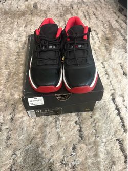 Jordan 11 Low Bred Size 5.5Y 100% authentic