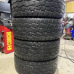 (4) - 35x12.50x20 Toyo Open Countrt A/T II Tires