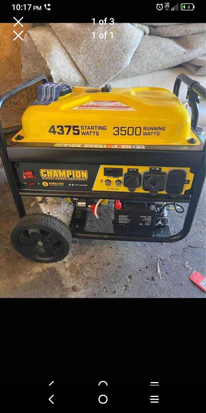 Generator Electric And Remote Start 