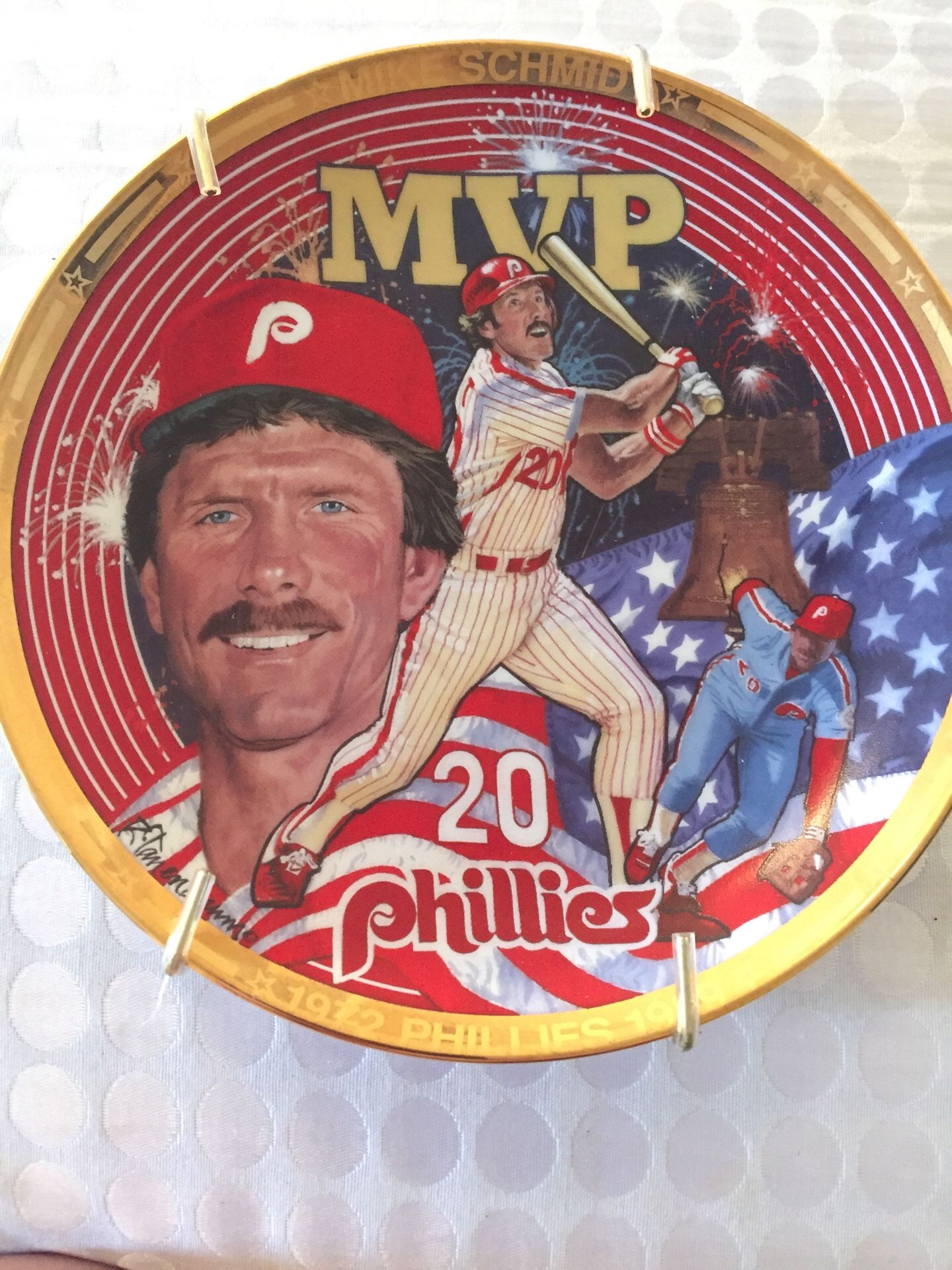 Mike Schmidt Philadelphia Phillies collector plate