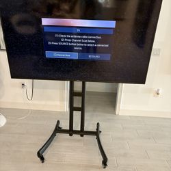 70” Samsung TV With Metal Stand