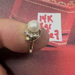 14K Solid Gold Wedding Ring 3Gr Size 7