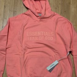 ESSENTIALS CORAL HOODIE