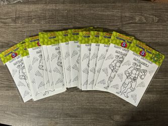 TMNT Birthday Favor Coloring Packs