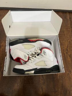 Jordan Fire Red 5 Size 7