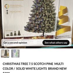 BRAND NEW GE  7 1/2 BEAUTIFUL CHRISTMAS TREE..  $175