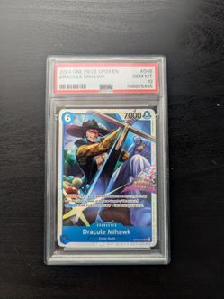 One piece Dracule Mihawk op09 048  PSA 10
