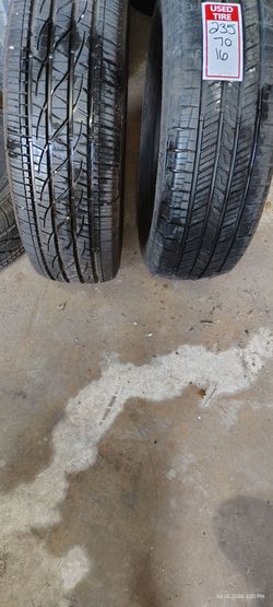 PAIR OF 235/70/16 WHEELS AND TIRES MOUNTED AND BALANCED