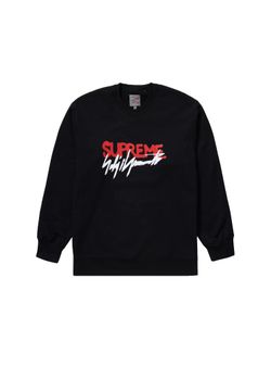 Supreme x Yohji Yamamoto Black Crewneck