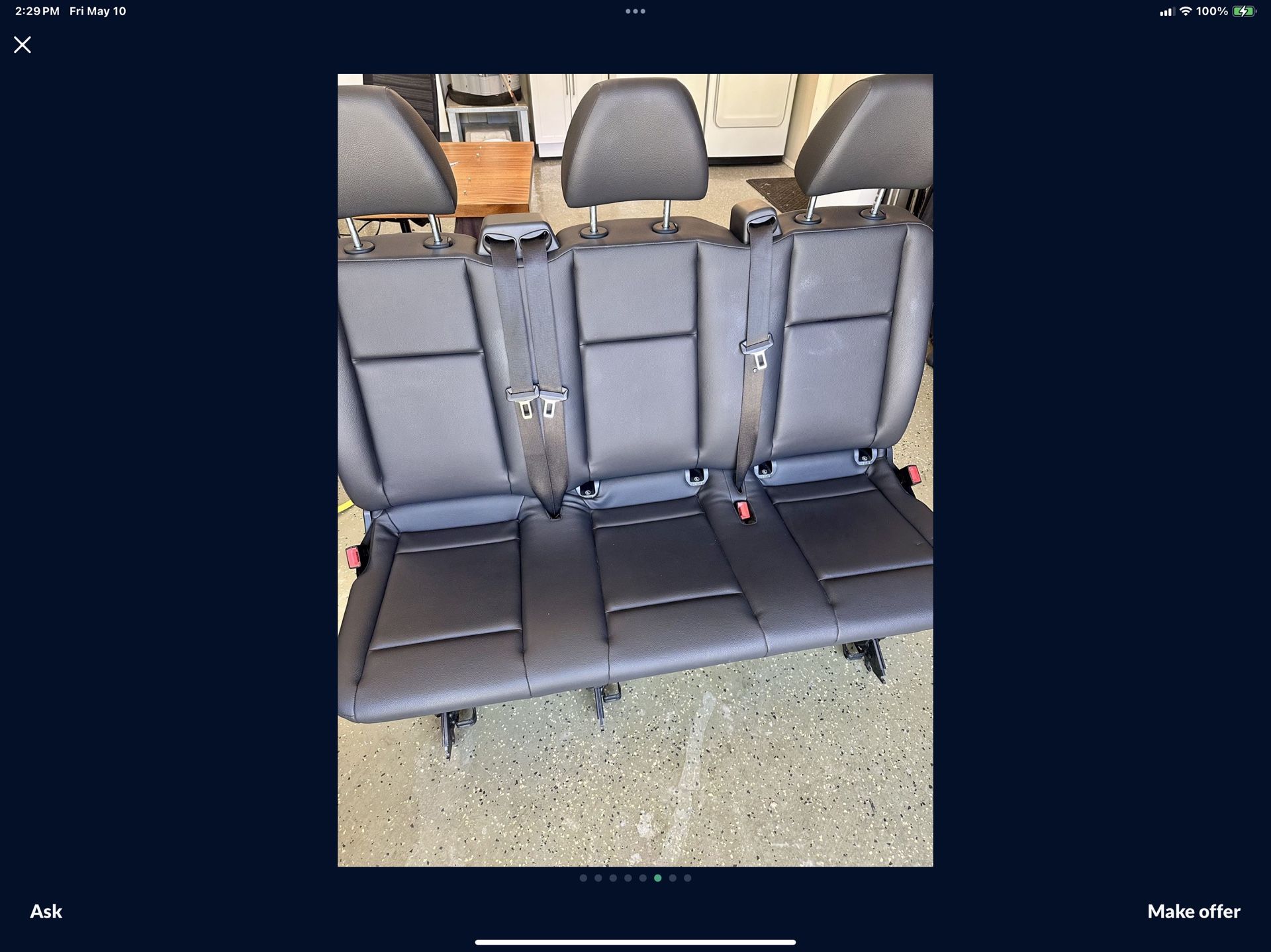 2014 Sprinter Seats