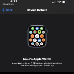 Apple Watch series 8 260.00 W/ Extra Watch Bands