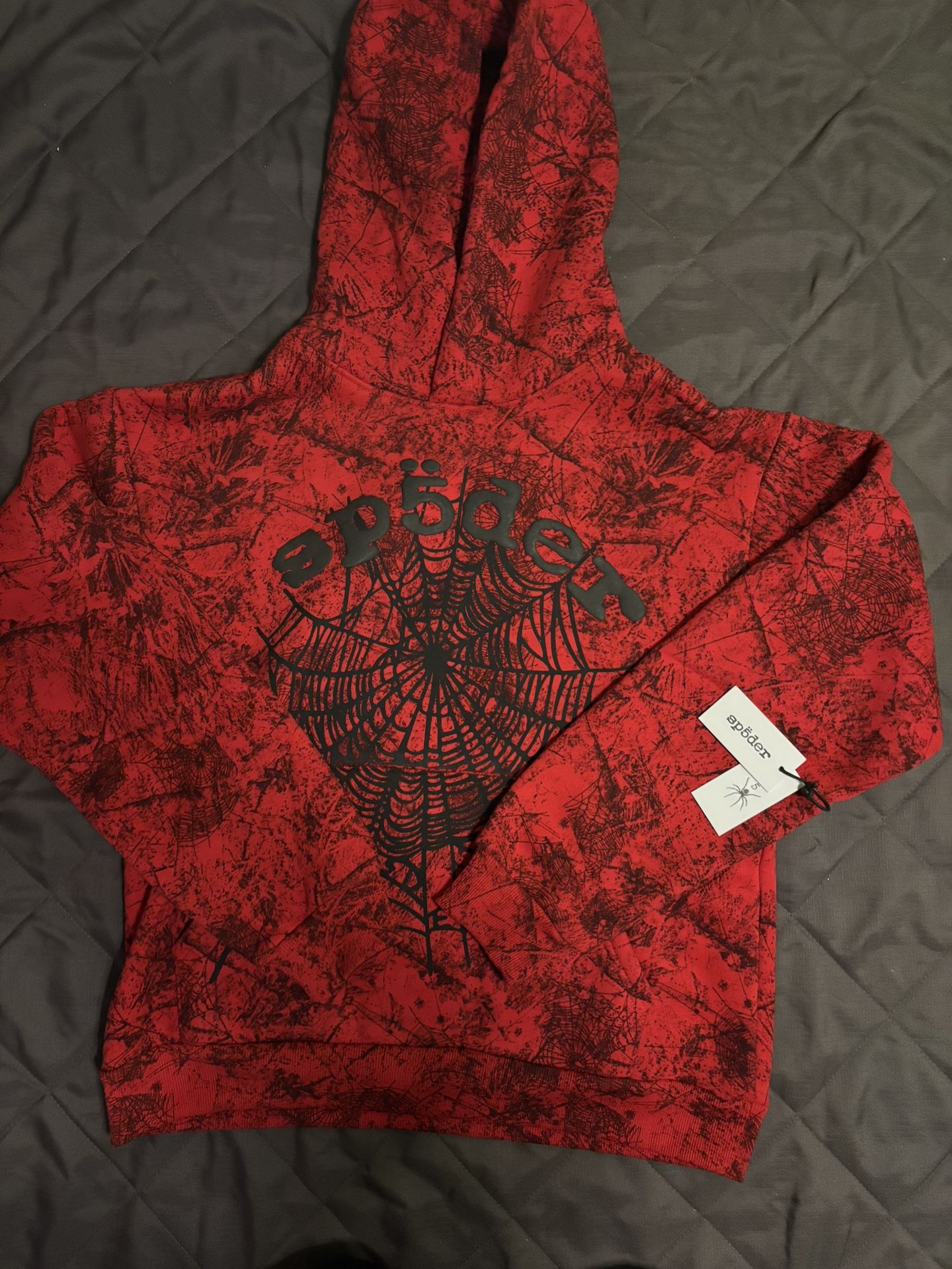 Spider Red Cano Hoodie Size S