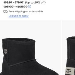 New Kid Ugg Boots Size 1 