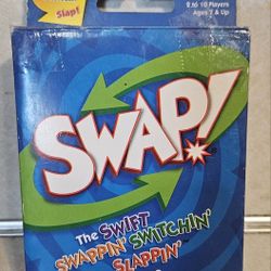 SWAP Card Game Patch Products 2002 Swift Swappin Switchin Slappin Card Game