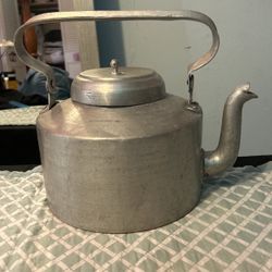 Antique Aluminum kettle 