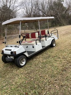 Club Cart GAS Limo 6 Seater Runs Great Kawasaki Motor