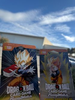 Dragon Ball Super Card Game Fusion World ST01 Booster Packs (x2)