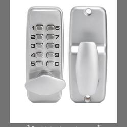 Keyless Mechanical Door Lock,2-8 Digit Combination Code Entry Lock For Outdoor Fencing, Gates, Offices & Residential Security (Weatherproof Design