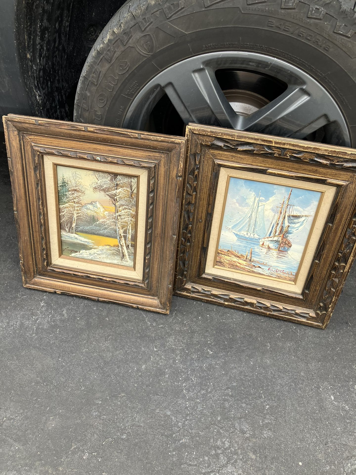 Antique Vintage Real wall paintings