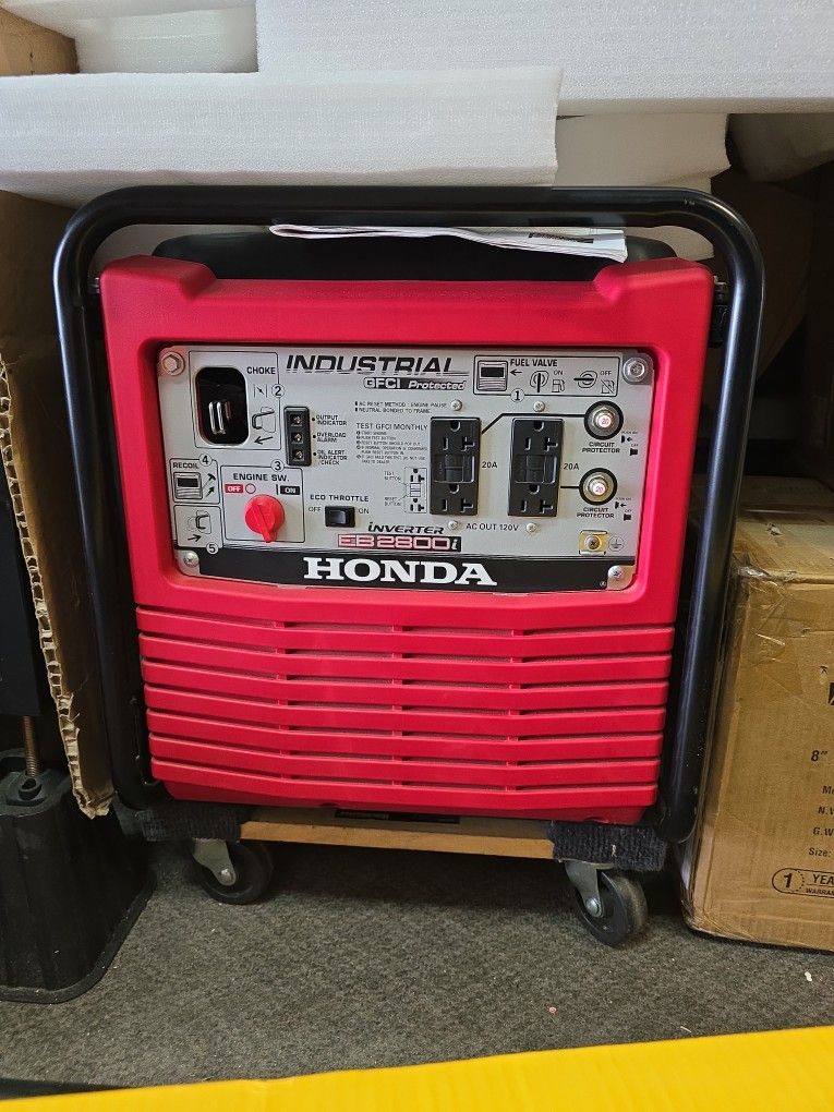 Honda EB2800i Industrial Inverter Generator, Like New,Excellent Condition, Financing Available