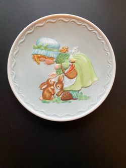 Precious Moments Cobblestone Kids Making Friends 1982 Porcelain Plate LE