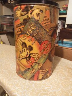 7 Mickey Mouse Cans