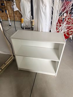 Three shelf storage unit