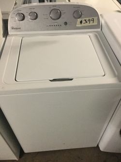Whirlpool washer/ warranty/ free delivery and installation