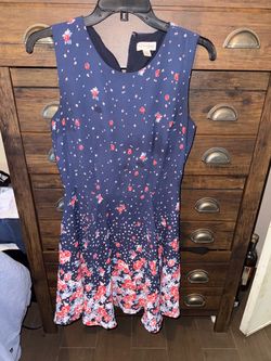Maison Jules Floral Sleeveless Dress