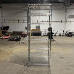 Uline NSF 8-Tier Wire Shelving Unit