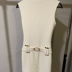 Meshki White Dress XS