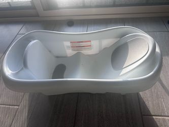 Baby Bath Tub Light Blue Plastic