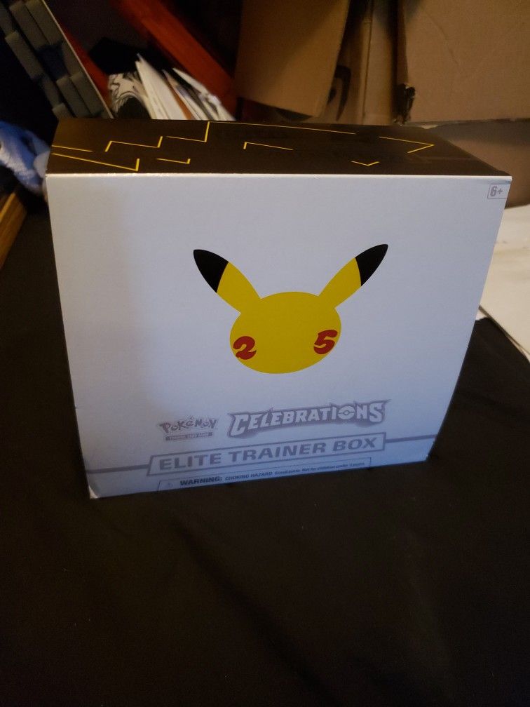 Opened POKEMON 25th Anniversary celebrations ETB 