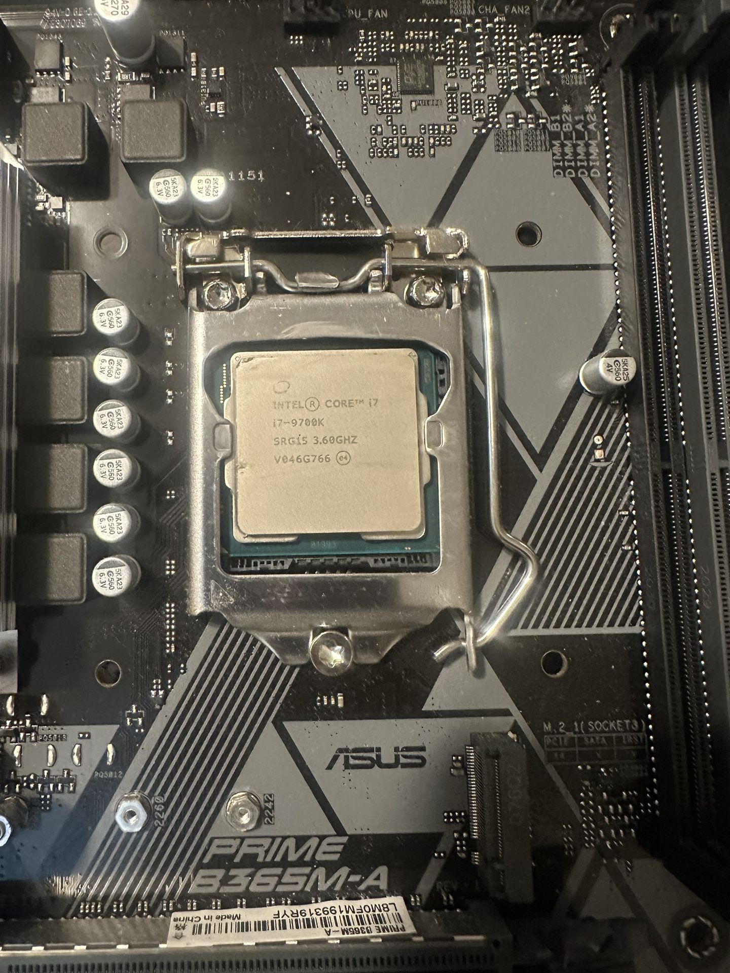 Intel I7-9700K Unlocked Gaming pC