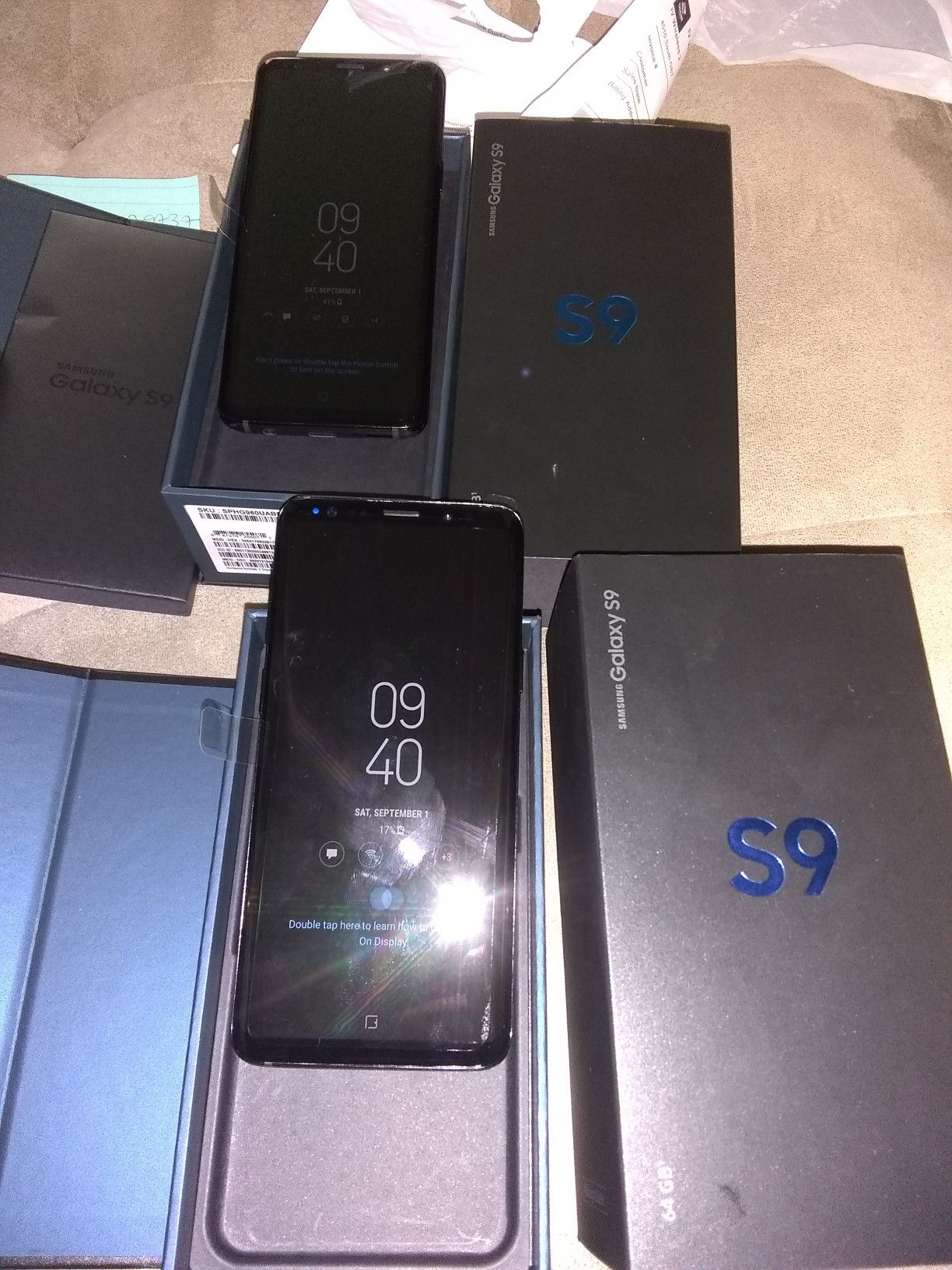 Samsung Galaxy s9 boost Mobile new in box