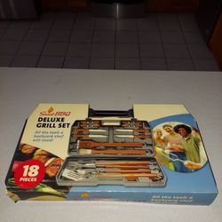 SMART BBQ DELUXE GRILL SET NEW FACTORY SEALED 