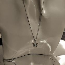 925 Sterling Silver Multi Color Butterfly Charm